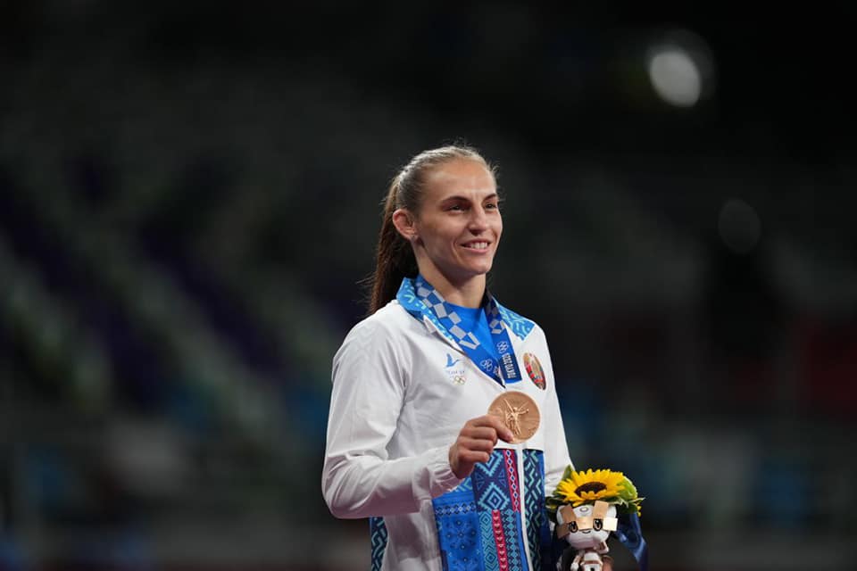 Ванесса Колодинская после своего бронзового успеха в Токио