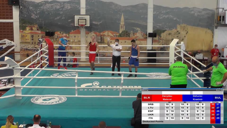 На чемпионате Европы по боксу  среди молодежи до 18 лет в г Будва (Черногория 🇲🇪) в 1/2 финала вышли