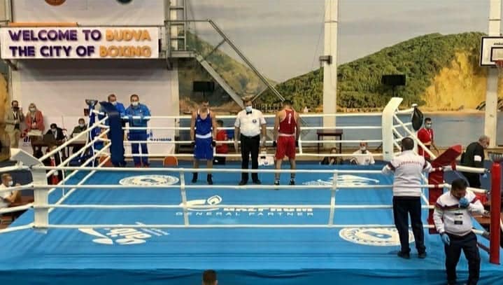 Масалов Андрей выиграл нокаутом соперника из Турции и вышел в 1/4 финала на чемпионате Европы по боксу среди молодежи до 18 лет в г Будва (Черногория)