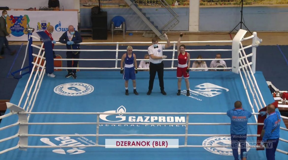 Поздравляем Деренок Дарью с выходом в 1/4 финала на чемпионате Европы по боксу среди молодежи до 18 лет в г. Будва (Черногория)